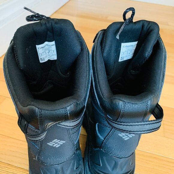 Columbia Bugaboot Plus II XTM Omni Heat Mens Boot #BM 3876-010 Black Charcoal - Picture 10 of 15